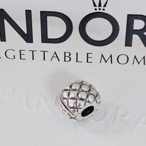 Pandora Studded Clip Charm S925 Silver with box